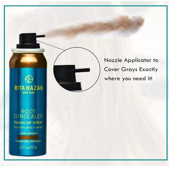 Rita Hazan Root Concealer Touch Up Spray, 2 oz., Dark Blonde, NEW - Picture 5 of 5